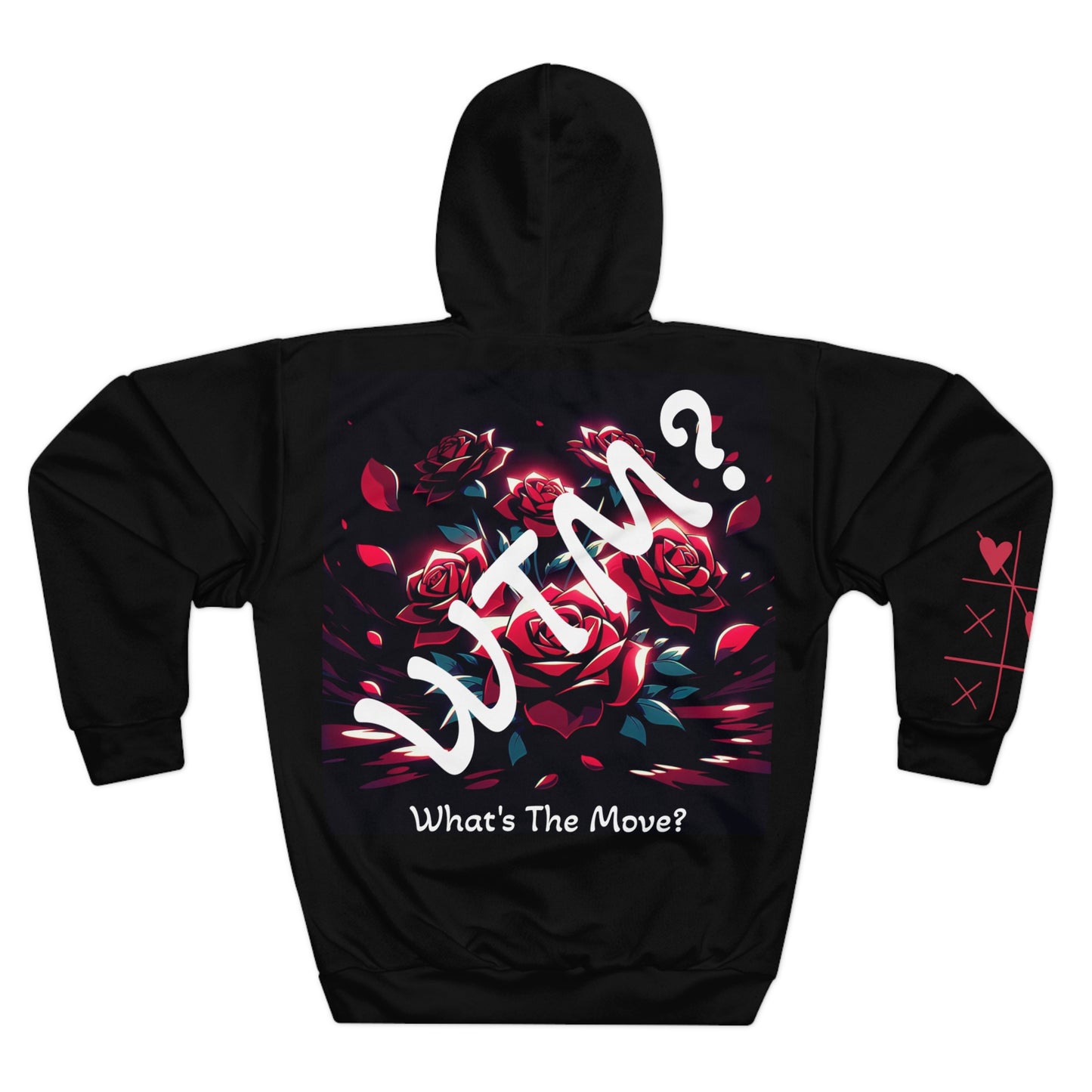 Unisex Pullover Roses Hoodie