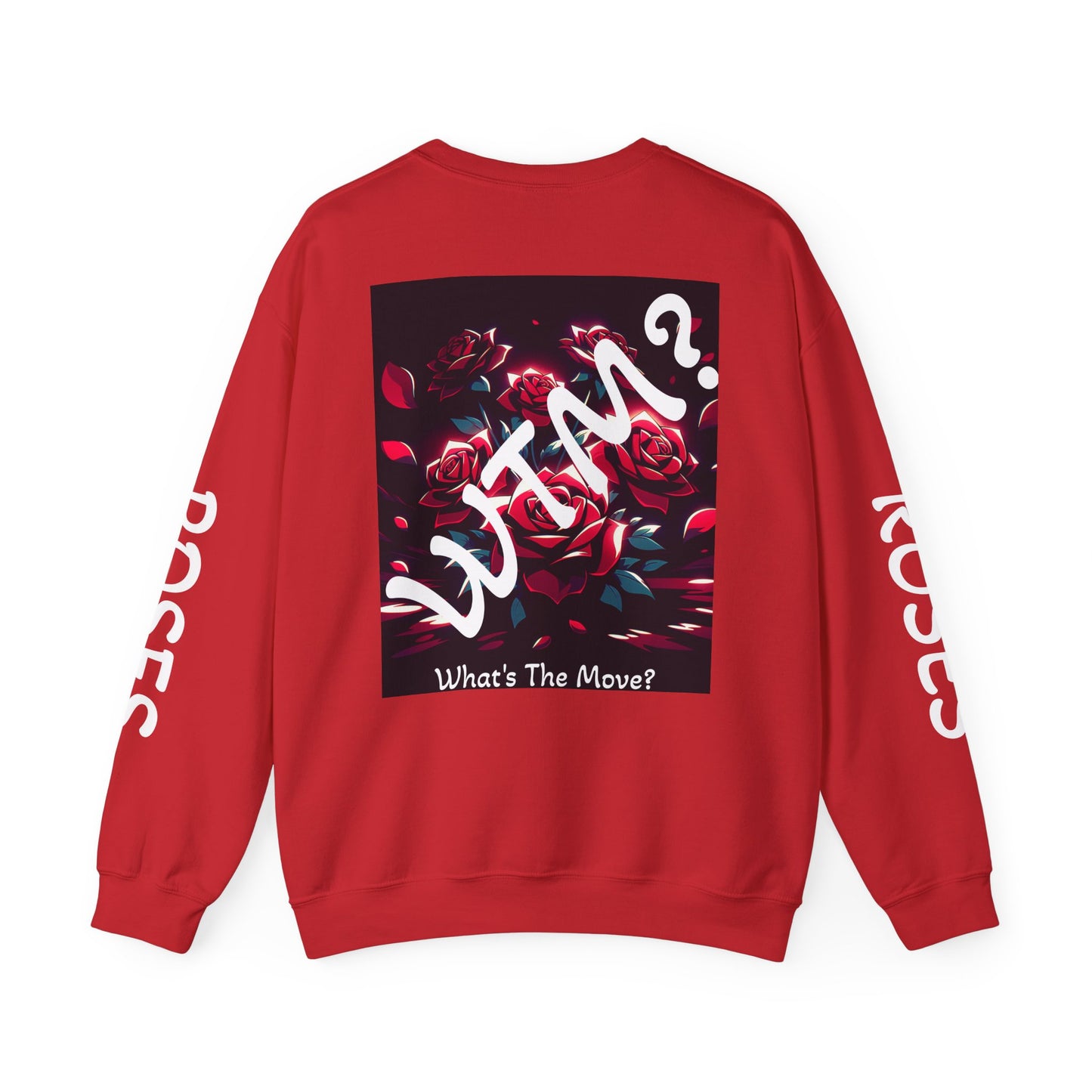 Unisex Heavy Blend™ Crewneck Roses Sweatshirt