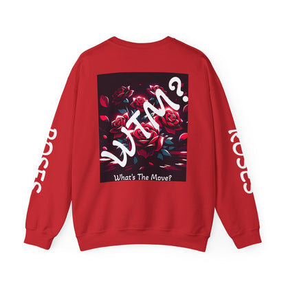 Unisex Heavy Blend™ Crewneck Roses Sweatshirt