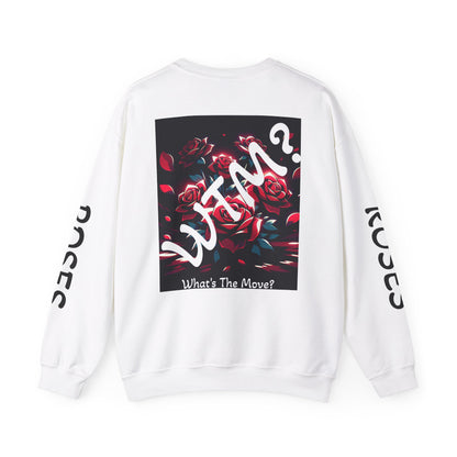 Unisex Heavy Blend™ Crewneck Roses Sweatshirt