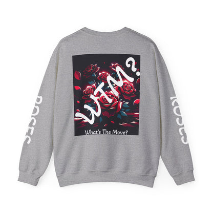 Unisex Heavy Blend™ Crewneck Roses Sweatshirt