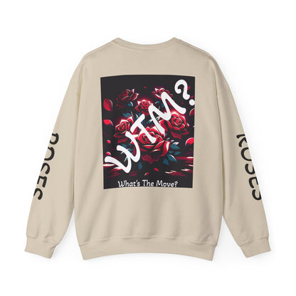 Unisex Heavy Blend™ Crewneck Roses Sweatshirt