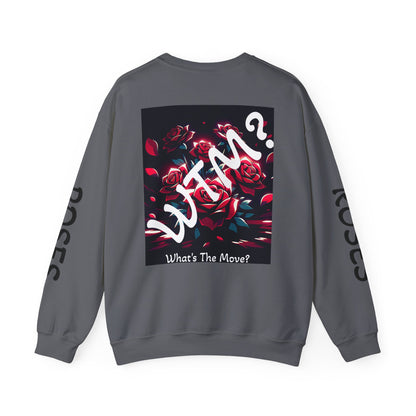 Unisex Heavy Blend™ Crewneck Roses Sweatshirt