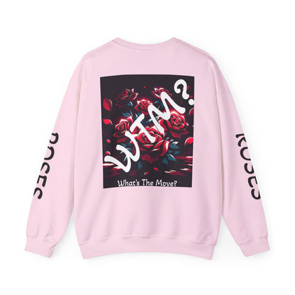 Unisex Heavy Blend™ Crewneck Roses Sweatshirt