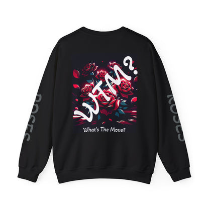 Unisex Heavy Blend™ Crewneck Roses Sweatshirt